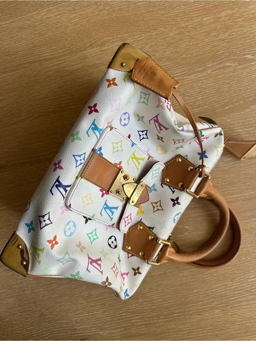 Louis Vuitton Murakami White Multicolor speedy 30